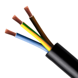 CORDON RV-K NEGRO 3X4MM EXTRAFLEXIBLE