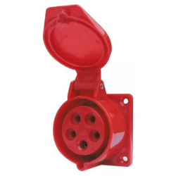 ENCHUFE INDUSTRIAL HEMBRA EMBUTIDA 4X16A+T IP44