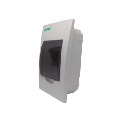 TABLERO PLASTICO CON PUERTA FUME EMBUTIDO 4 POLOS LIBRE DE HALOGENOS SERIE 2020