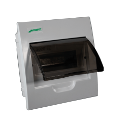 TABLERO PLASTICO CON PUERTA FUME EMBUTIDO 12 POLOS LIBRE DE HALOGENOS SERIE 2020