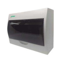 TABLERO PLASTICO CON PUERTA FUME SOBREPUESTO 12 POLOS LIBRE DE HALOGENOS SERIE 2020