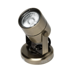 FOCO SOBREPUESTO CIRCULAR GU10 50W BRONCE SIN AMPOLLETA