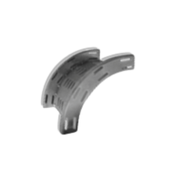 CANALIZACION CURVA VERTICAL INTERIOR EPC ELECTROGALVANIZADA 150X100MM SIN TAPA