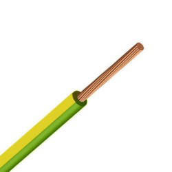CABLE CON AISLACION LIBRE DE HALOGENOS 2,5MM VERDE/AMARILLO H07Z1-K