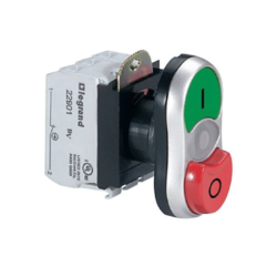 PULSADOR DOBLE 22MM 1NA+1NC IP66 023717