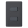 Compra o cotiza INTERRUPTOR EMBUTIDO GENESIS BLACK DOBLE 9/24 MWD62136