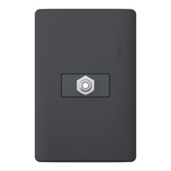 Compra o cotiza HEMBRA EMBUTIDA GENESIS BLACK TV COAXIAL MWD64686