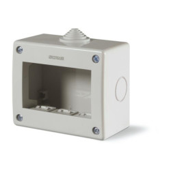 Compra o cotiza CAJA SOBREPUESTA PARA 3 MODULOS IP40