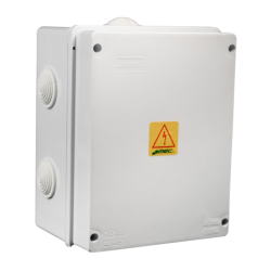 Compra o cotiza CAJA ESTANCA 220X170X120MM IP54 CON 6 CONOS LIBRE DE HALOGENOS