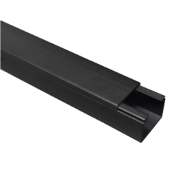 Compra o cotiza CANALETA 20X10X2MTS NEGRA CON ADHESIVO