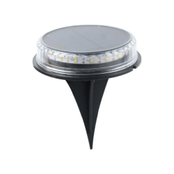 LAMPARA LED SOLAR ESTACA 3W 2000K 30Lm NEGRA IP44