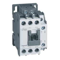 CONTACTOR TRIPOLAR CTX3 18A BOBINA 230VAC 1NA+1NC 416106