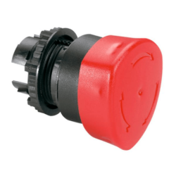 CABEZAL PULSADOR DE EMERGENCIA 22MM ROJO PULSAR/GIRAR DESENCLAVAR 023882