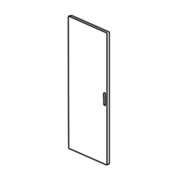 XL3-4000 PUERTA METALICA CURVA REVERSIBLE SIN VISOR 725X1800MM 020554