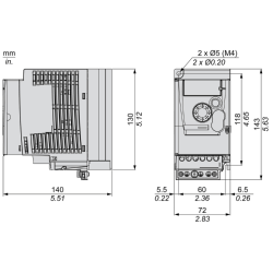 Compra o cotiza VARIADOR DE FRECUENCIA ATV310 0,75kW/1HP 3F 380V ATV310H075N4E