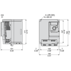 Compra o cotiza VARIADOR DE FRECUENCIA ATV310 5,5kW/7,5HP 3F 380V ATV310HU55N4E