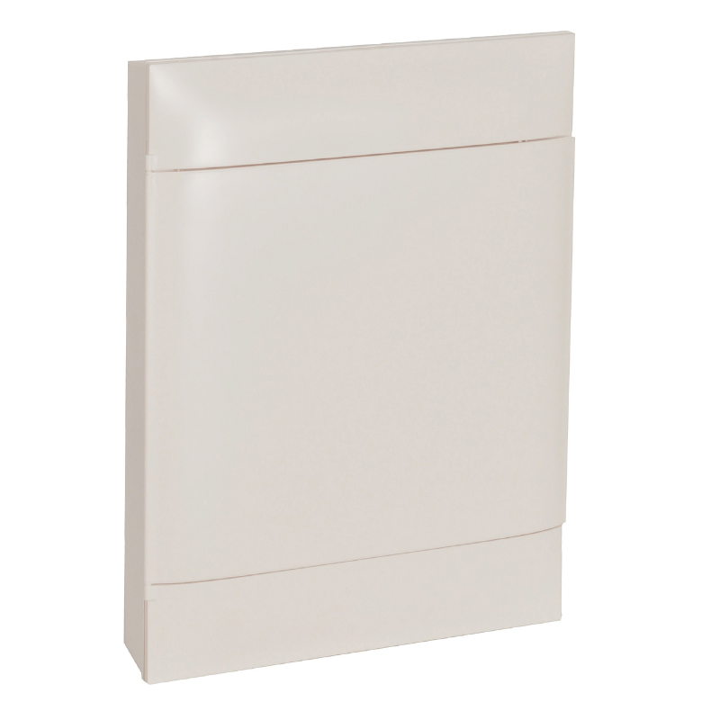 Compra o cotiza TABLERO PLASTICO CON PUERTA BLANCA SOBREPUESTO 24 POLOS PRACTIBOX S 135102